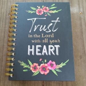NEW Trust in the Lord with all Your Heart Spiral Bound Hardback Journal Blank